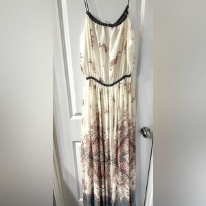 Ivanka Trump Paisley Maxi Dress Size Medium